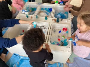Exploration sensorielle en famille