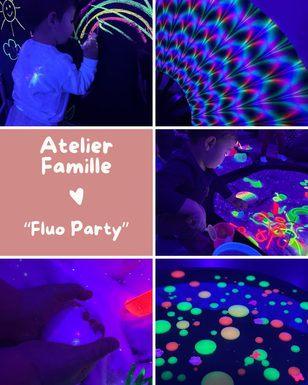 Atelier famille Fluo Party