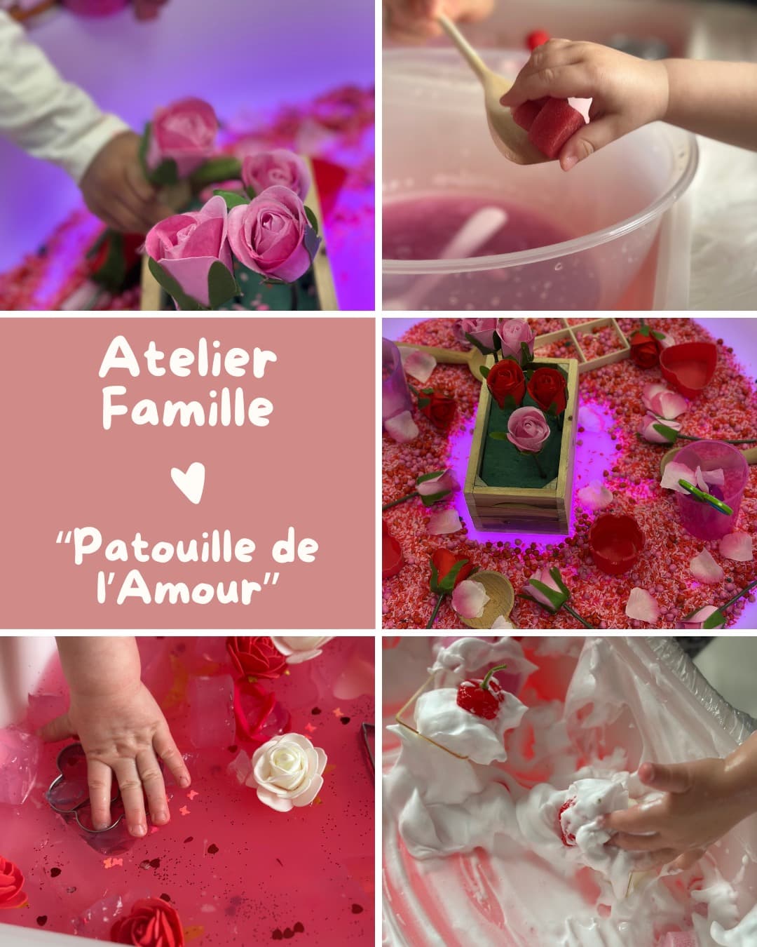 Photos de l’atelier famille Patouille de l’Amour